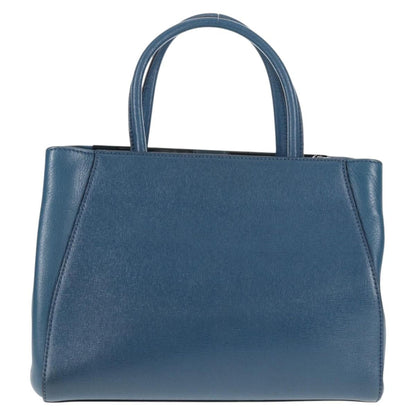Fendi 2Jours Bag Leather, BLUE, LEATHER, Handbag