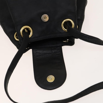 Loewe Anagram Shoulder Bag Leather, Black, Leather, Shoulder Bag