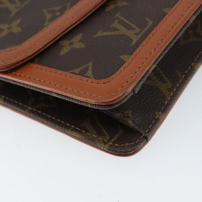 Louis Vuitton Dame Pochette Monogram Canvas, BROWN, CANVAS, Clutche & pouche