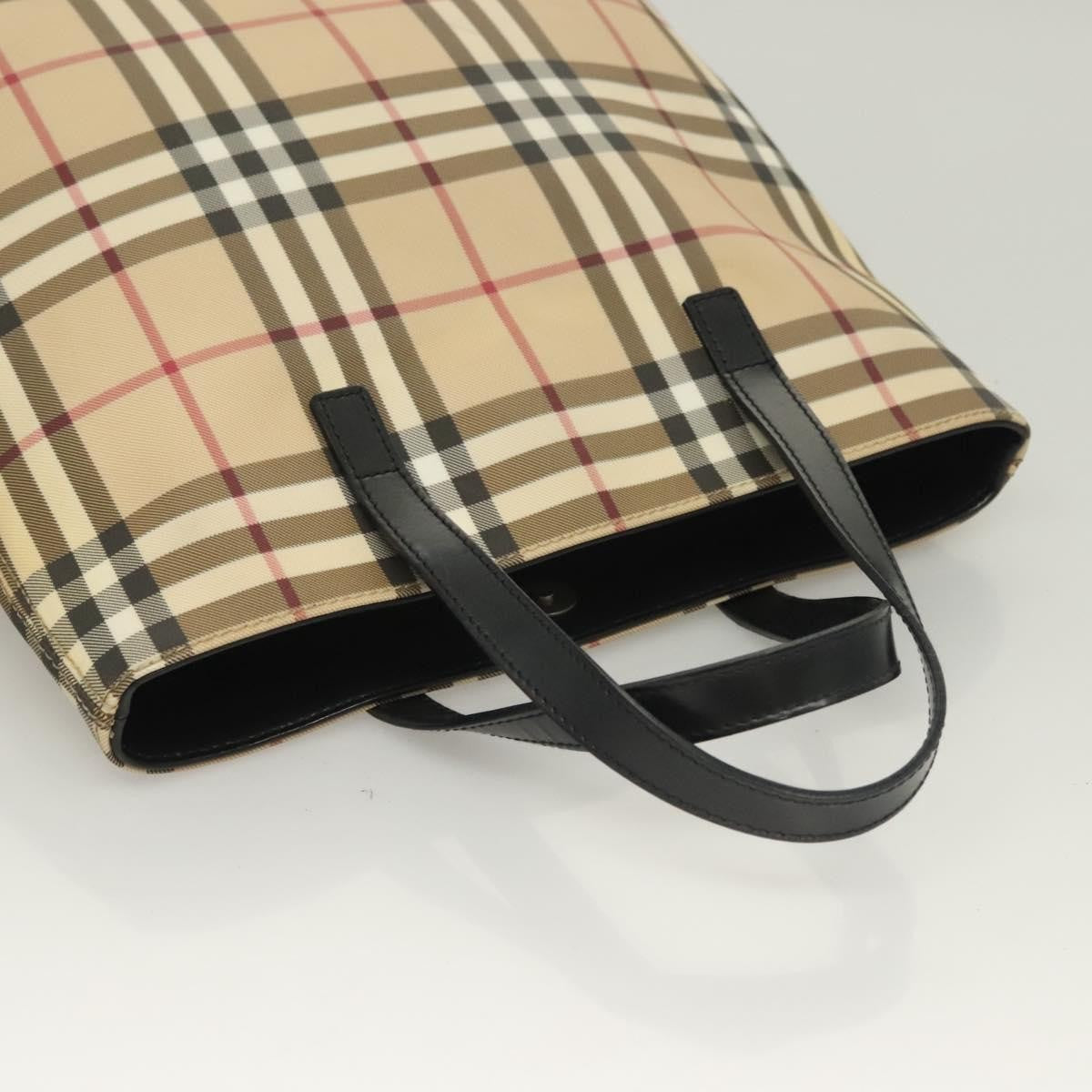 Burberry Nova Check Handbag Nova Check Canvas, BEIGE, CANVAS, Handbag
