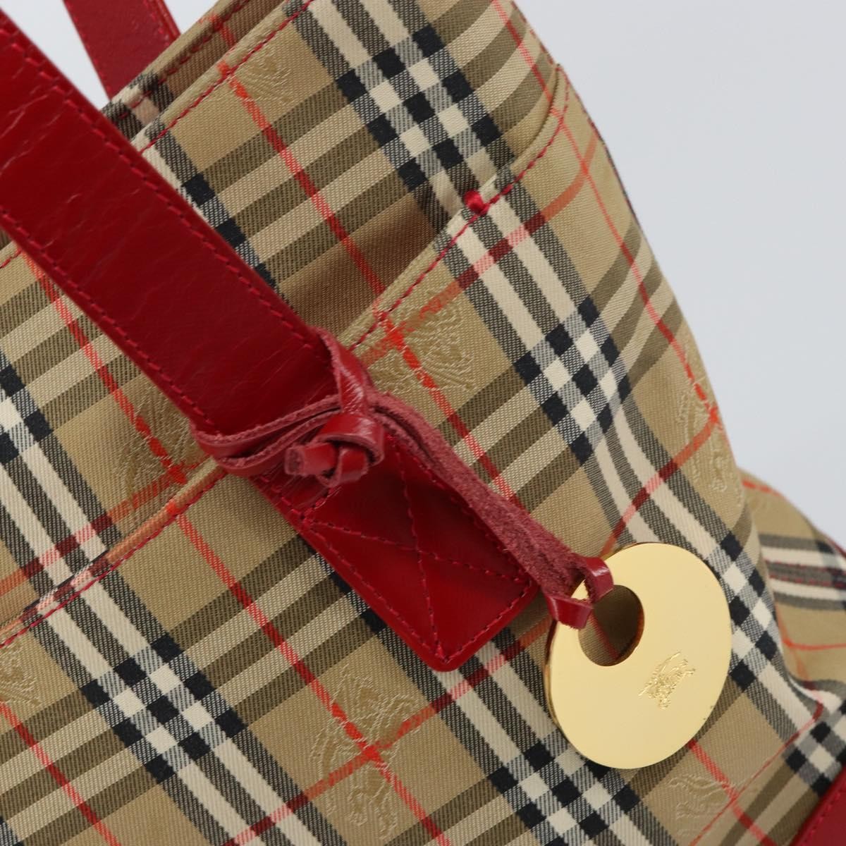 Burberry Nova Check Handbag Nova Check Canvas, BEIGE, CANVAS, Tote bag