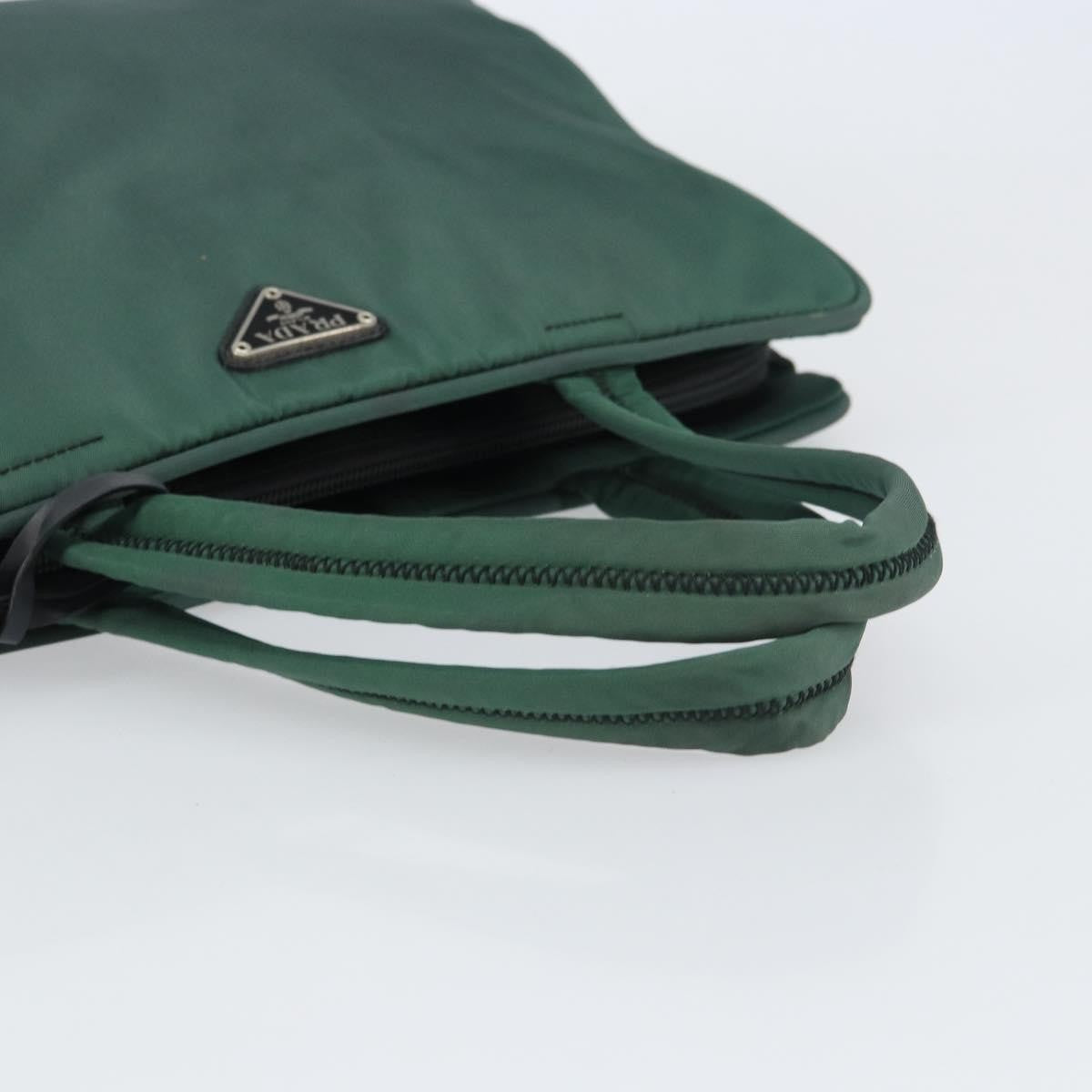 Prada Vintage Handbag Tessuto, KHAKI, NYLON, Handbag