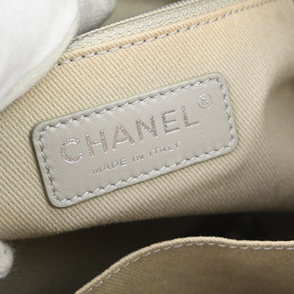 Chanel North South Deauville Tote Leather, Pink, Leather, Tote Bag