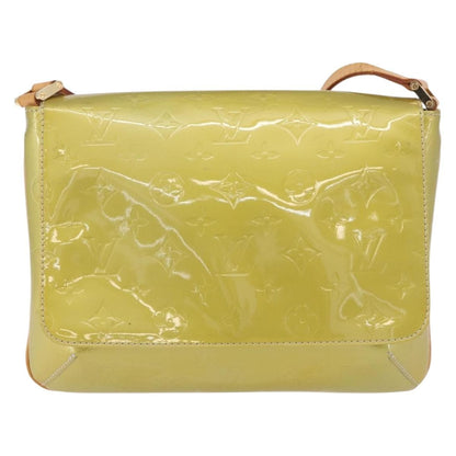 Louis Vuitton Thompson Street Handbag Monogram Vernis, Gray, Patent Leather, Shoulder Bag