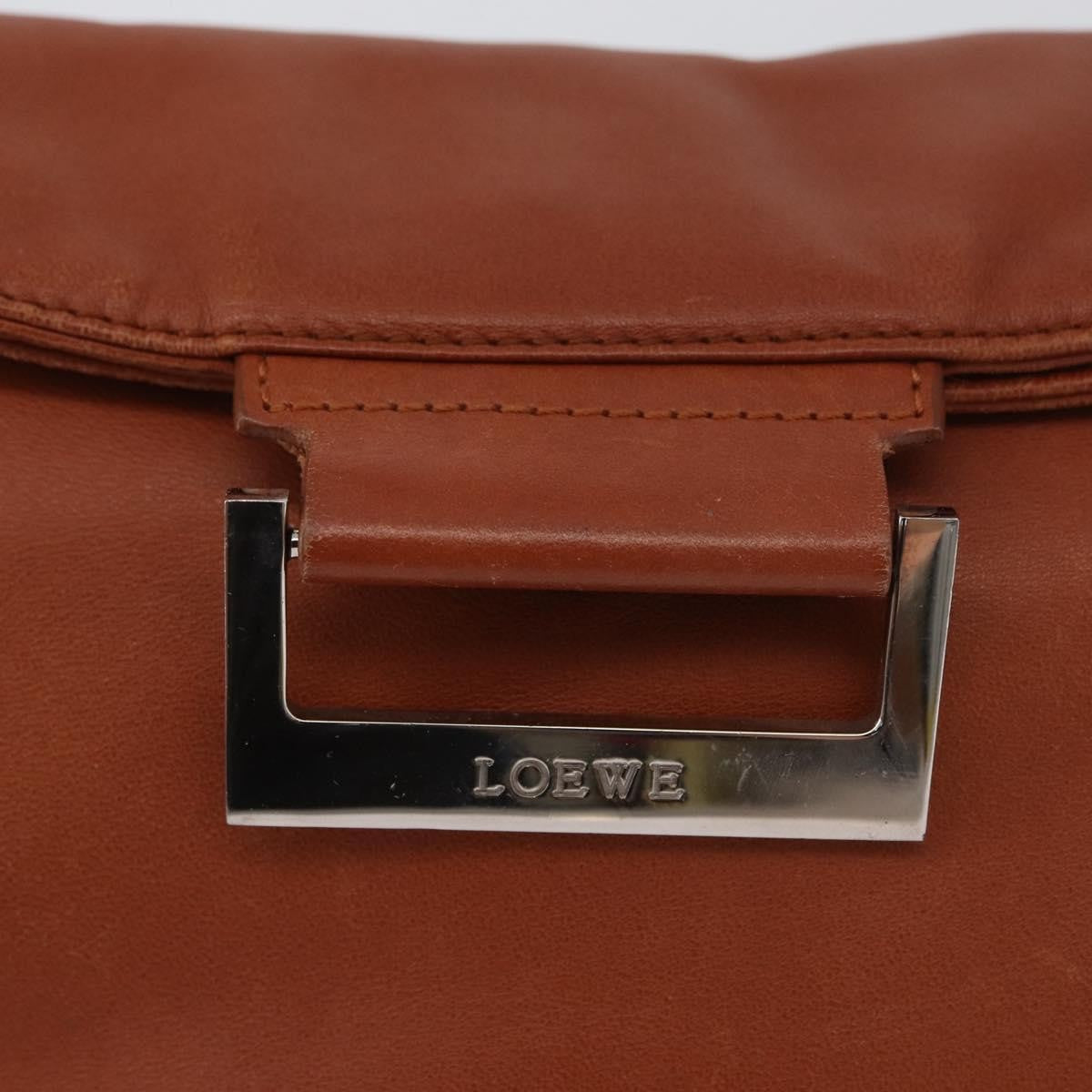 Loewe Vintage Shoulder Bag Leather, BROWN, LEATHER, Shoulder bag