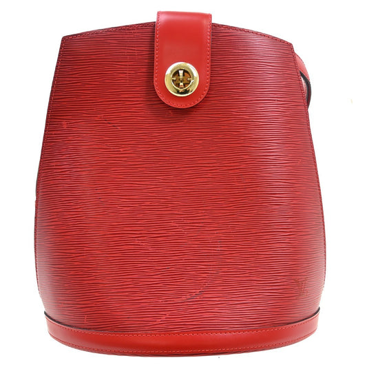 Louis Vuitton Cluny Shoulder Bag Epi Leather, Red, Leather, Shoulder Bag