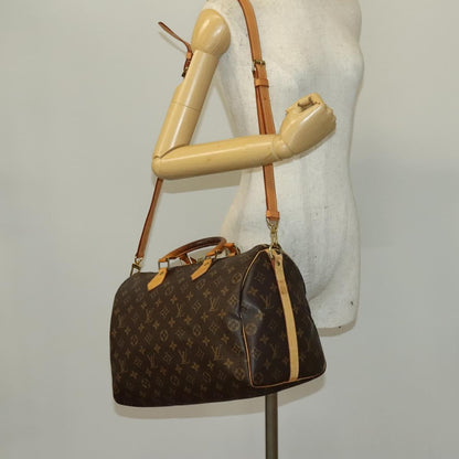 Louis Vuitton Speedy Bandouliere Bag Monogram Canvas, BROWN, CANVAS, Handbag