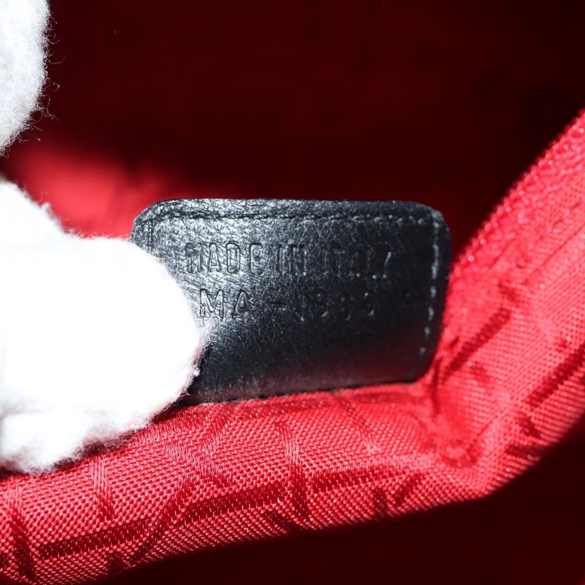 Christian Dior Vintage Lady Dior Bag Cannage Quilt Lambskin, BLACK, LEATHER, Handbag