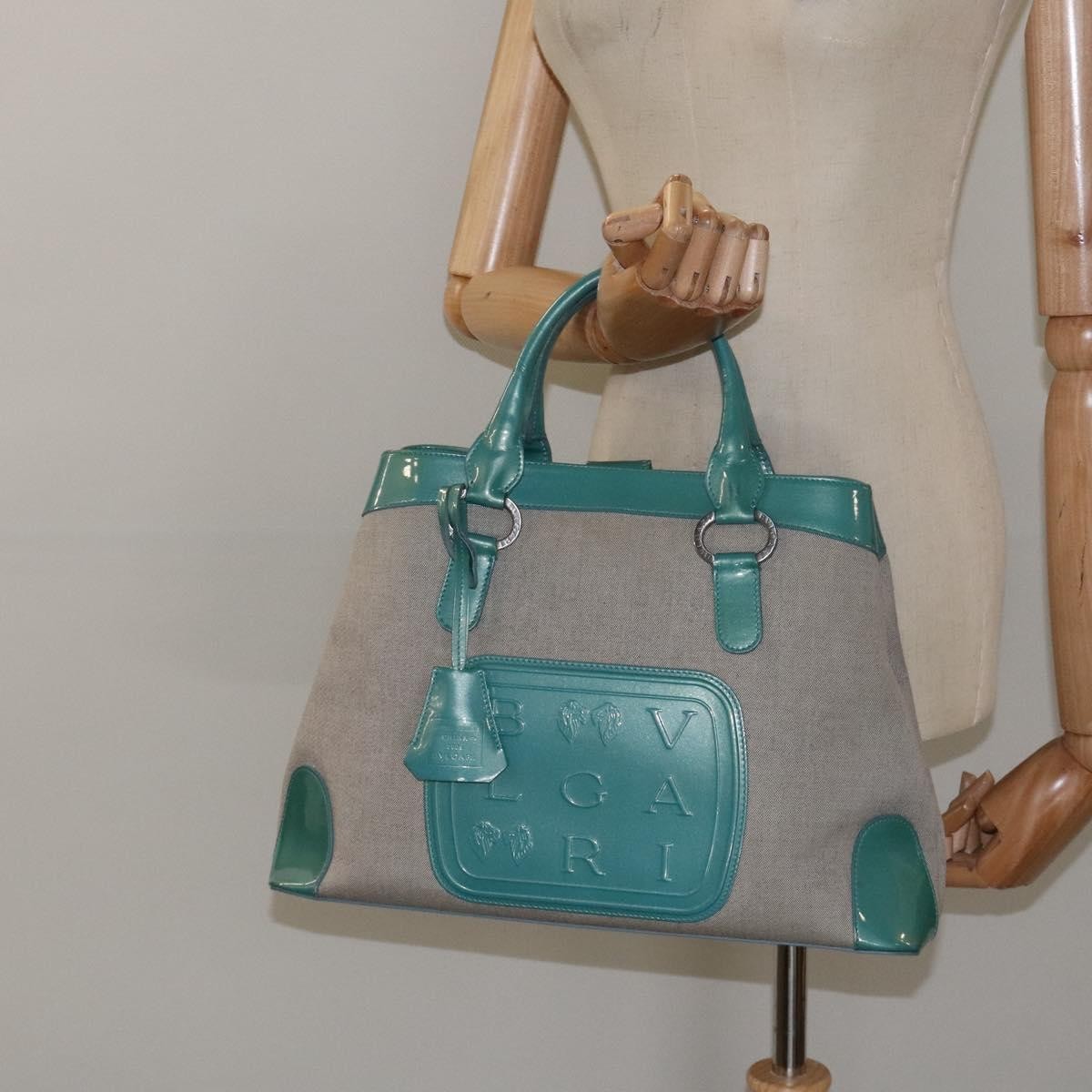 Bvlgari Tote bag Canvas, GRAY, CANVAS, Tote bag
