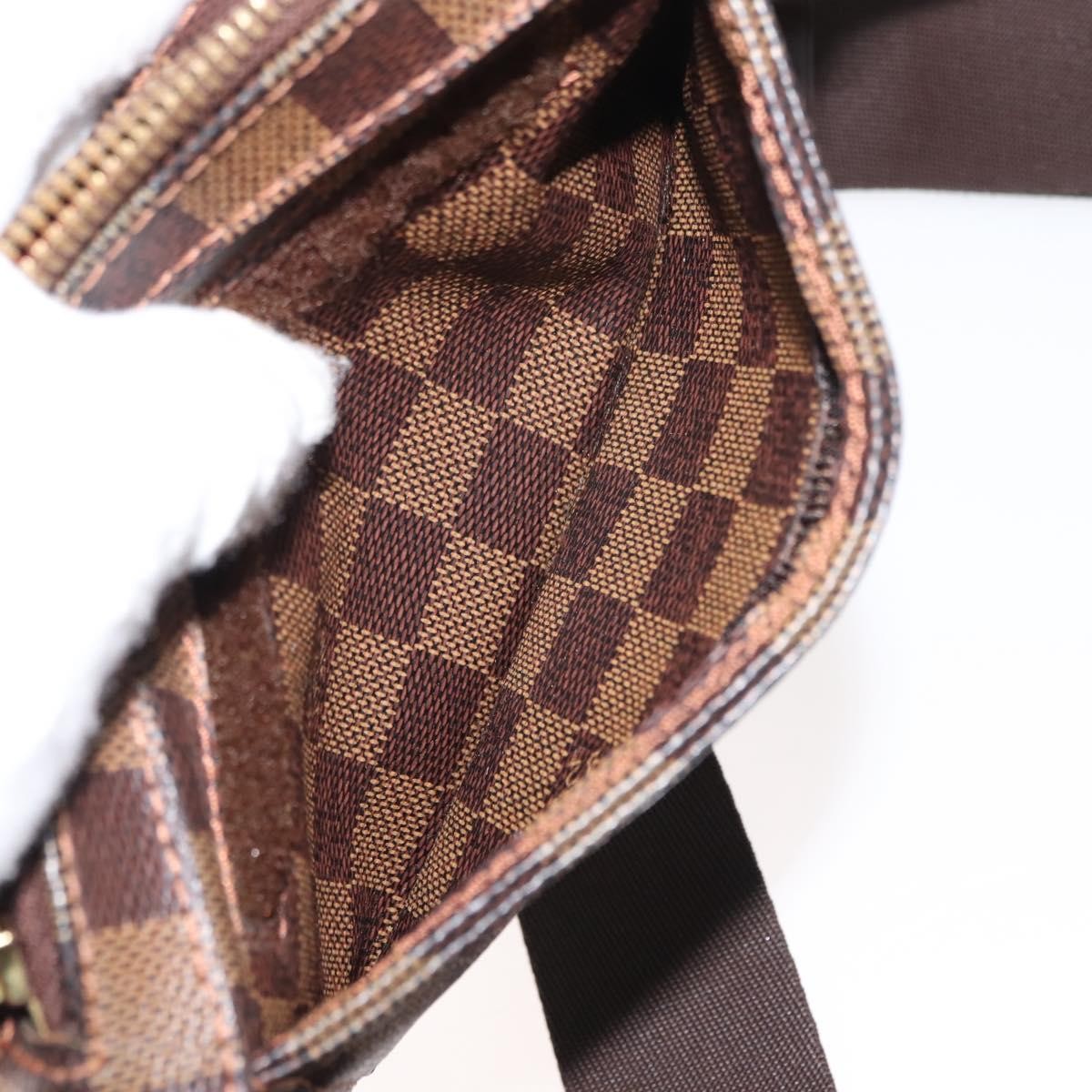 Louis Vuitton Geronimos Waist Bag Damier, BROWN, CANVAS, Shoulder bag