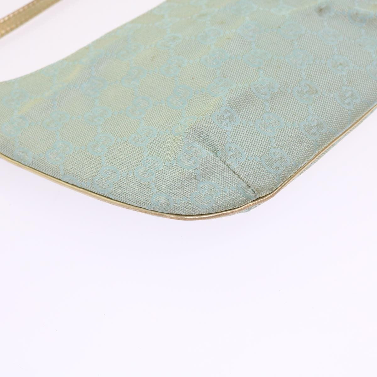 Gucci Vintage Pochette Shoulder Bag GG Canvas, BLUE, CANVAS, Clutche & pouche