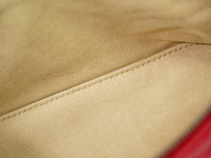 Gucci GG Marmont Shoulder Bag Leather, RED, LEATHER, Shoulder bag