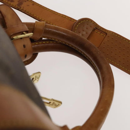 Louis Vuitton Keepall Bandouliere Bag Monogram Canvas, BROWN, CANVAS, Travel bag