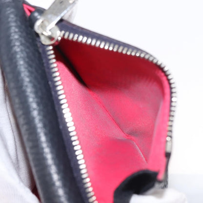 Christian Dior Diorissimo Envelope Wallet Leather, NAVY, LEATHER, Wallets