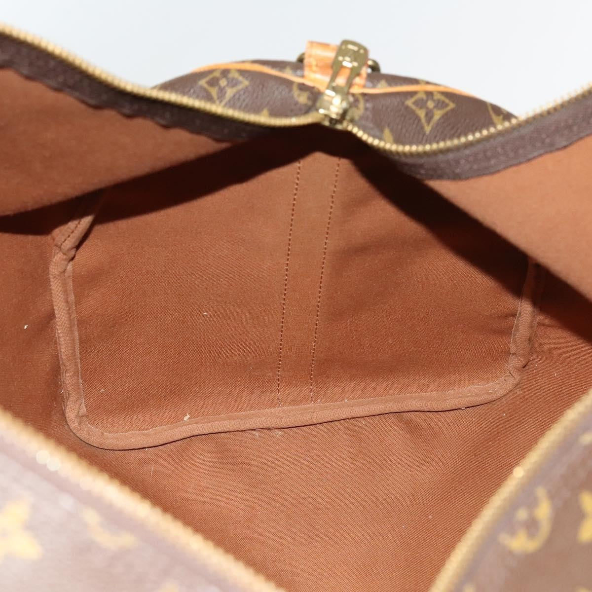 Louis Vuitton Keepall Bandouliere Bag Monogram Canvas, BROWN, CANVAS, Travel bag