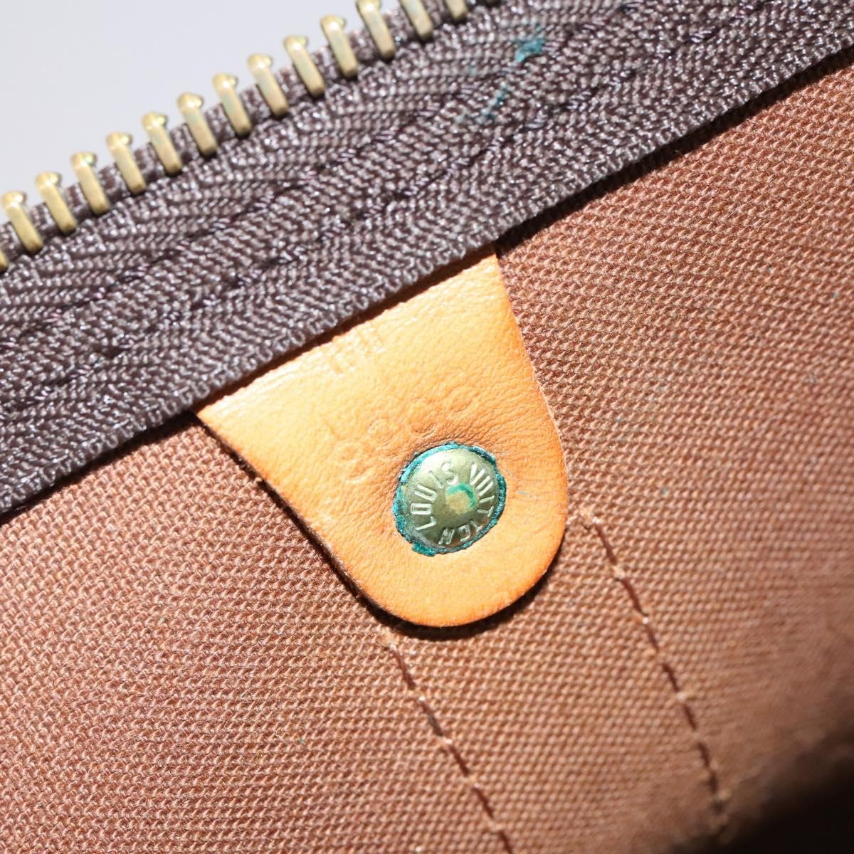 Louis Vuitton Keepall Bag Monogram Canvas, BROWN, CANVAS, Travel bag