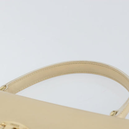 Gucci Vintage Lady Lock Top Handle Bag Leather, BEIGE, LEATHER, Handbag