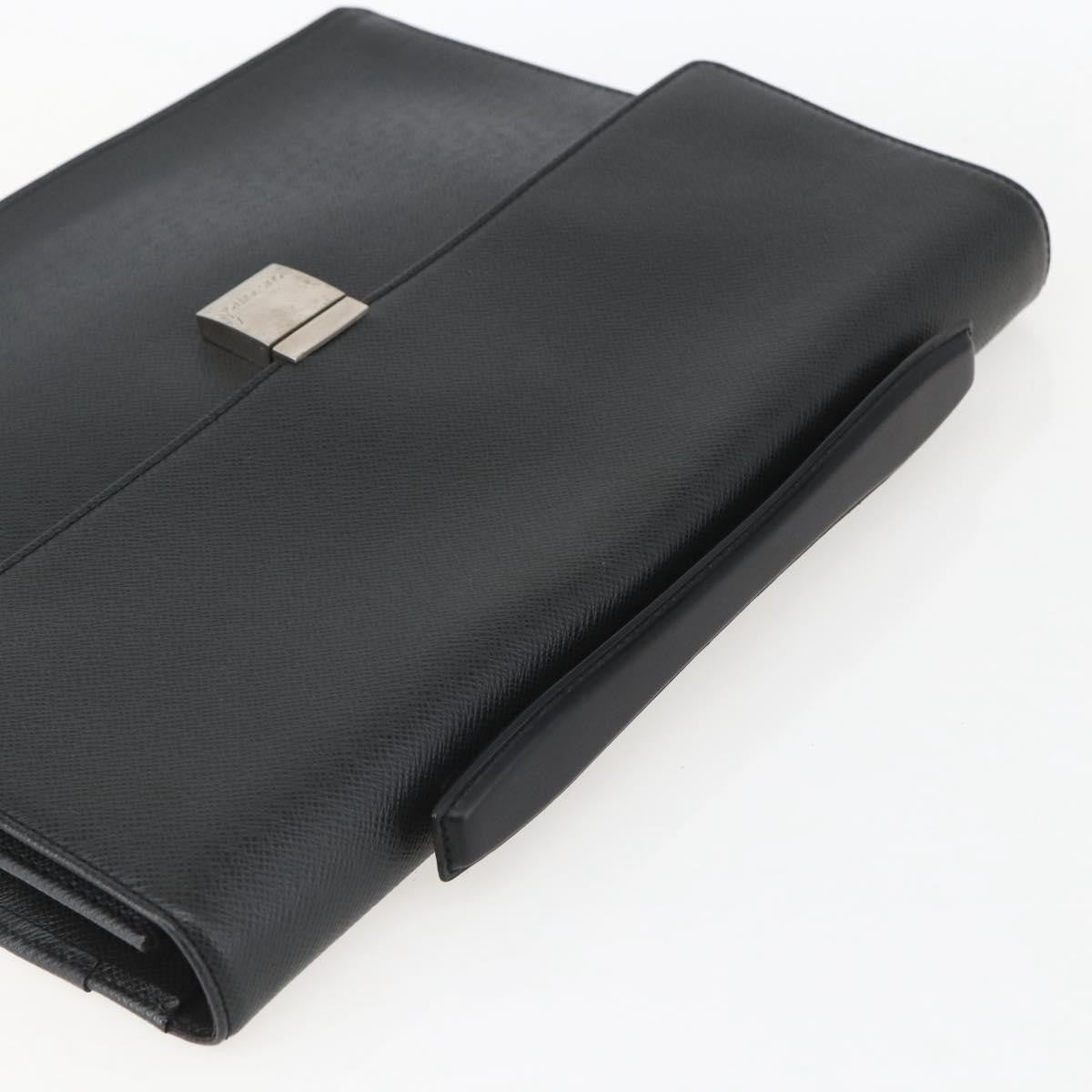 Louis Vuitton Porte-Documents Angara Briefcase Taiga Leather, GRAY, LEATHER, Briefcase