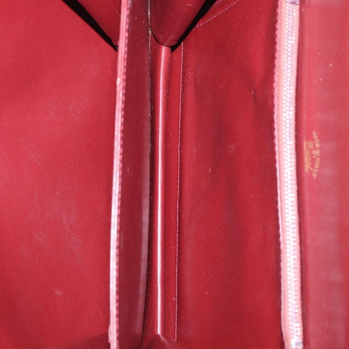 Gucci Vintage Handbag Leather, BURGUNDY, LEATHER, Handbag