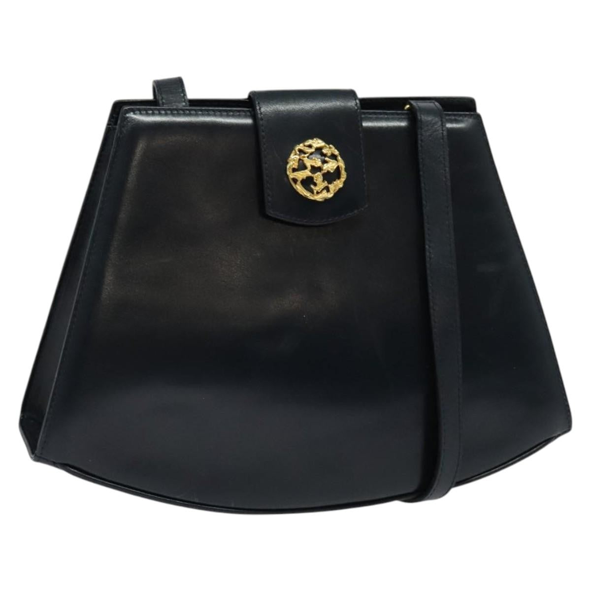 Salvatore Ferragamo Shoulder Bag Leather, NAVY, LEATHER, Shoulder bag