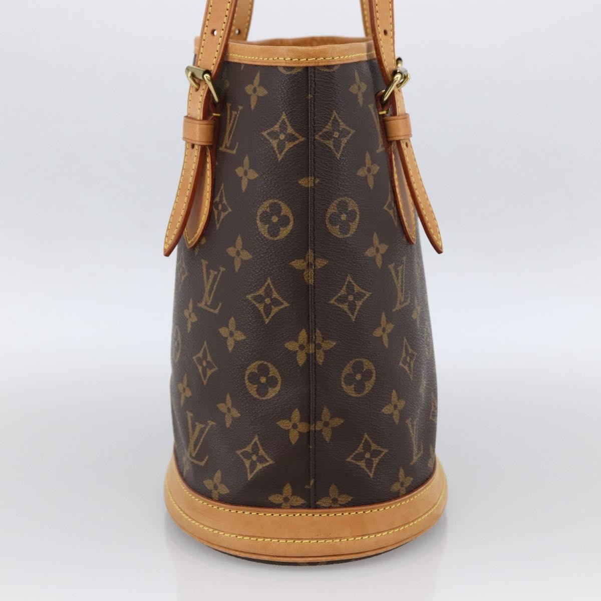 Louis Vuitton Bucket Bag Monogram Canvas, BROWN, CANVAS, Shoulder bag