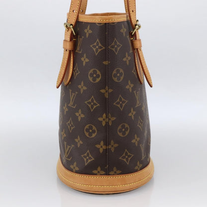 Louis Vuitton Bucket Bag Monogram Canvas, BROWN, CANVAS, Shoulder bag