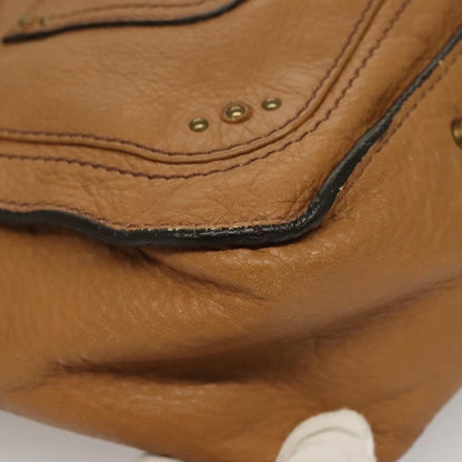 Chloe Paddington Lock Handbag Leather, BROWN, LEATHER, Handbag