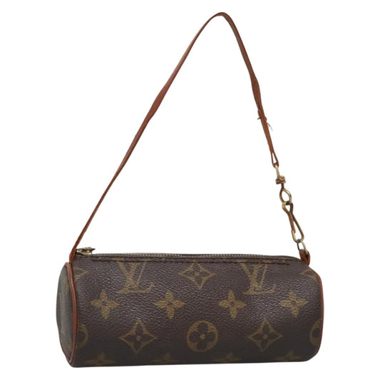 Louis Vuitton Papillon Pochette Monogram Canvas, BROWN, CANVAS, Handbag