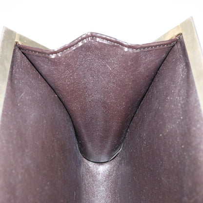 Christian Dior Vintage Frame Clutch Diorissimo Canvas, BROWN, CANVAS, Clutche & pouche