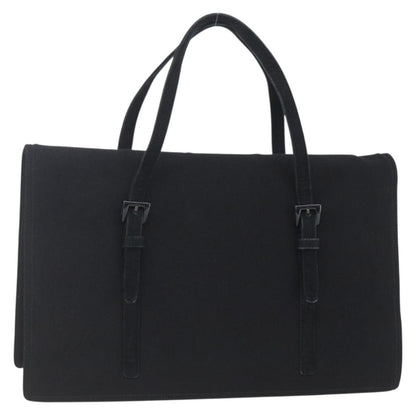Prada Vintage Handbag Cotton, BLACK, COTTON, Handbag