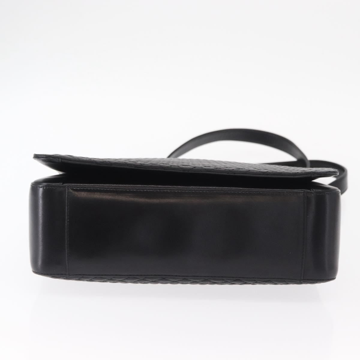 Bally Vintage Shoulder Bag Quilted leather, Black, Leather, Shoulder Bag