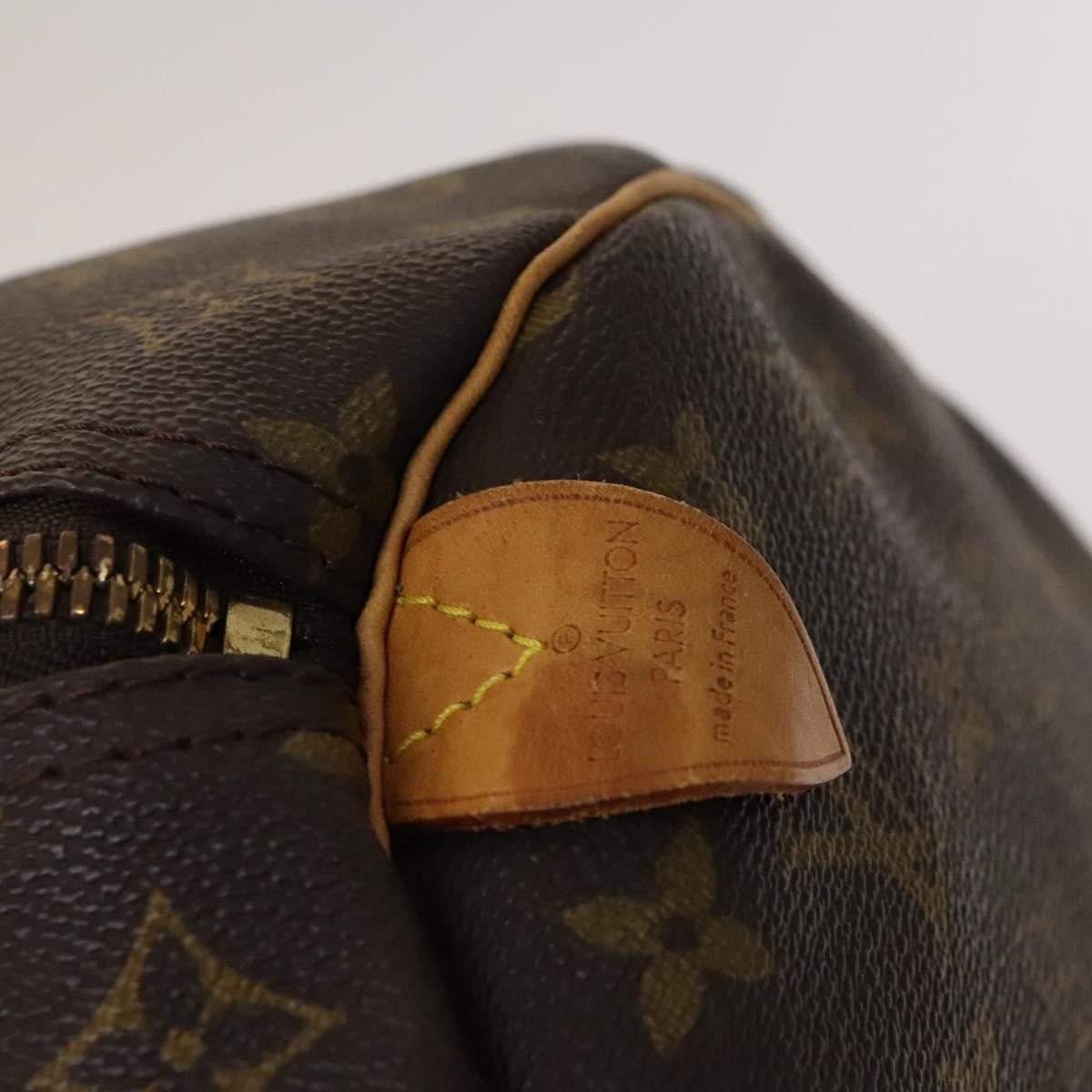 Louis Vuitton Keepall Bag Monogram Canvas, BROWN, CANVAS, Travel bag