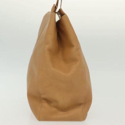 Salvatore Ferragamo Shoulder Bag Leather, BEIGE, LEATHER, Shoulder bag