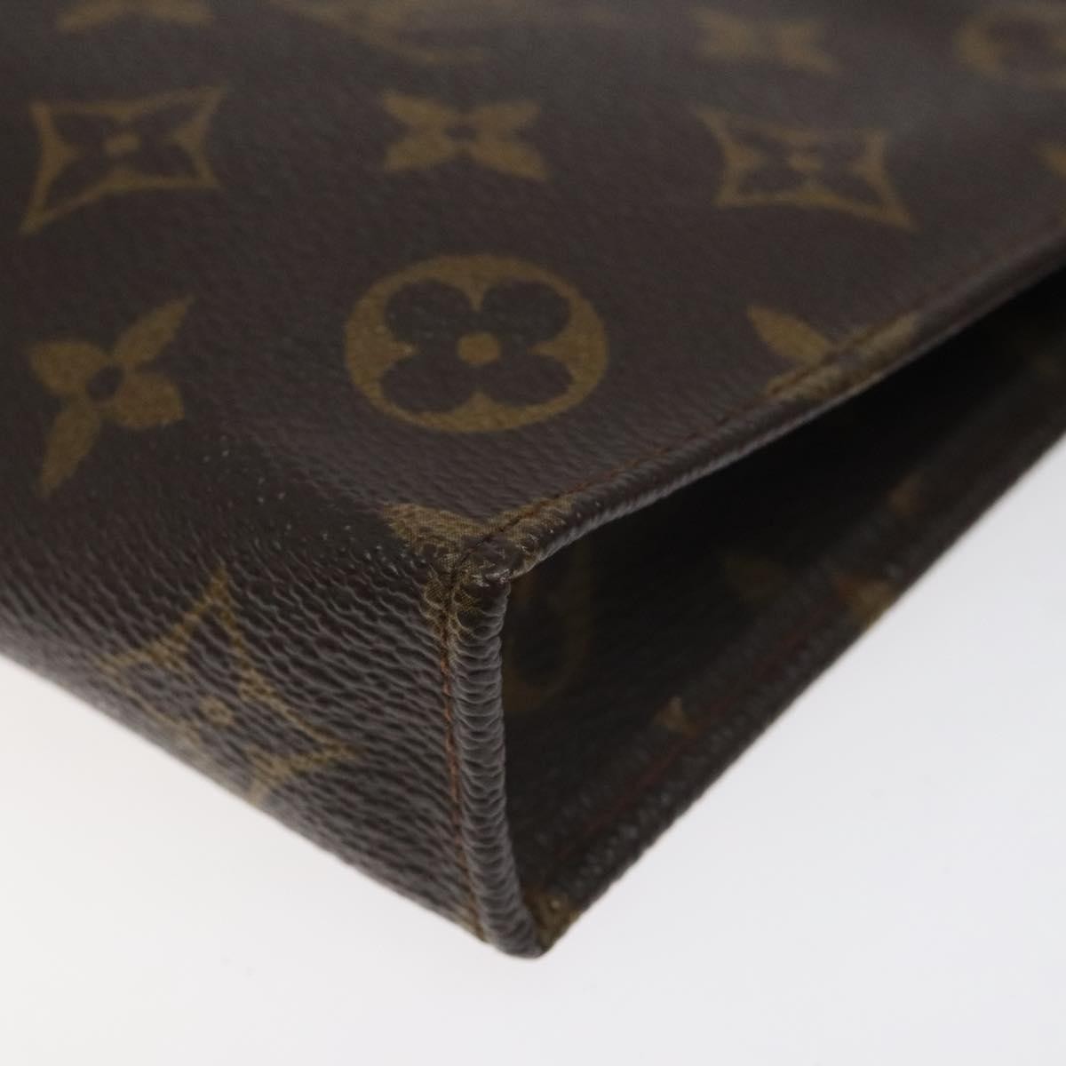 Louis Vuitton Toiletry Pouch Monogram Canvas, BROWN, CANVAS, Toiletry Case
