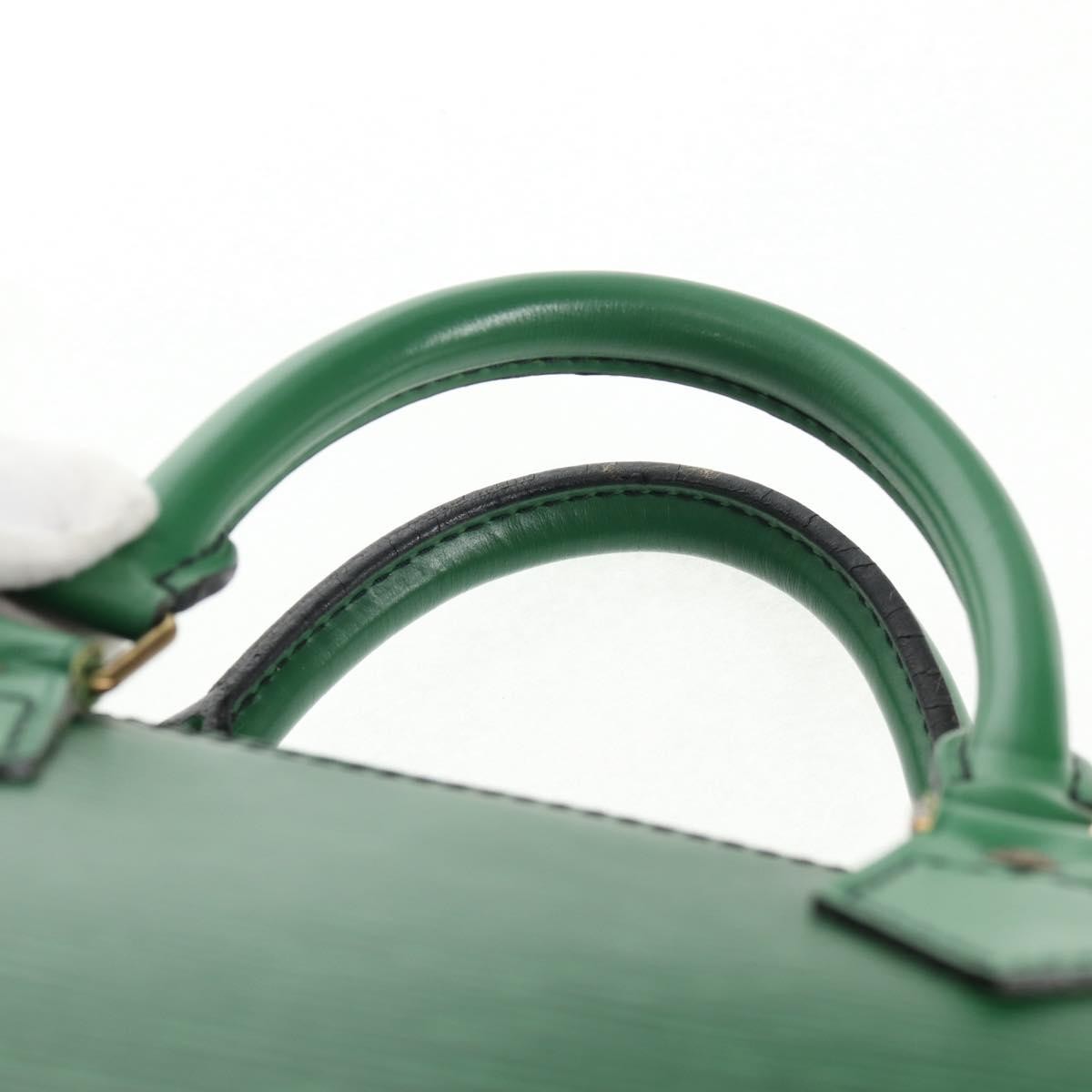 Louis Vuitton Speedy Handbag Epi Leather, GREEN, LEATHER, Handbag
