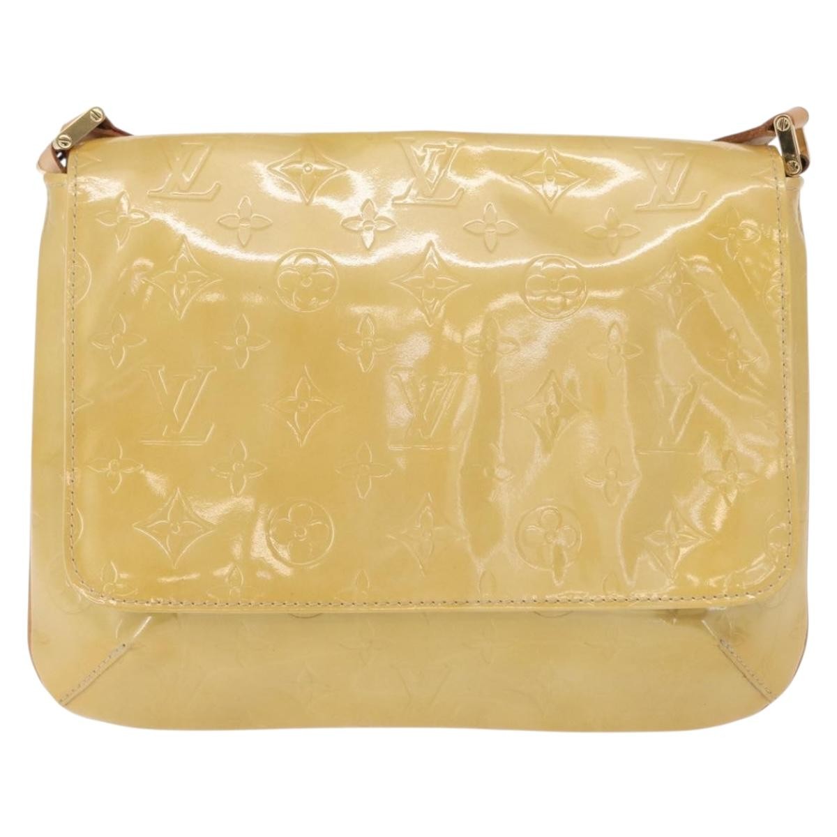 Louis Vuitton Thompson Street Handbag Monogram Vernis, BEIGE, PATENT_LEATHER, Shoulder bag