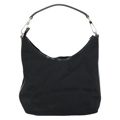 Gucci Zip Hobo Nylon, Black, Nylon, Handbag