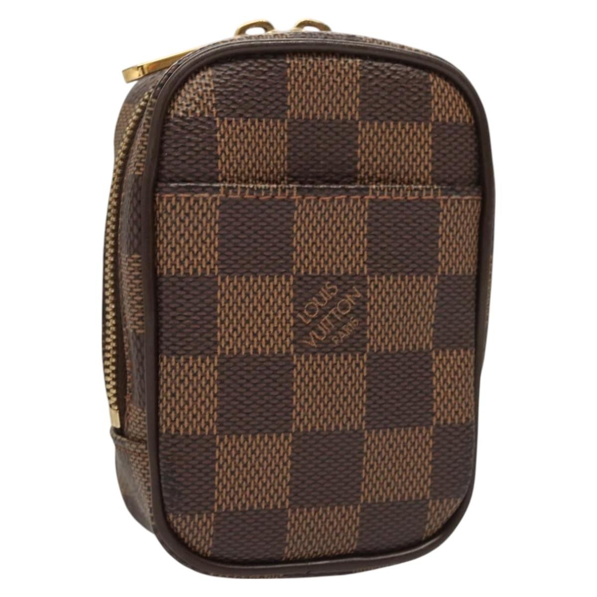 Louis Vuitton Etui Okapi Camera Case Damier, BROWN, CANVAS, Travel bag
