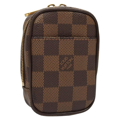 Louis Vuitton Etui Okapi Camera Case Damier, BROWN, CANVAS, Travel bag