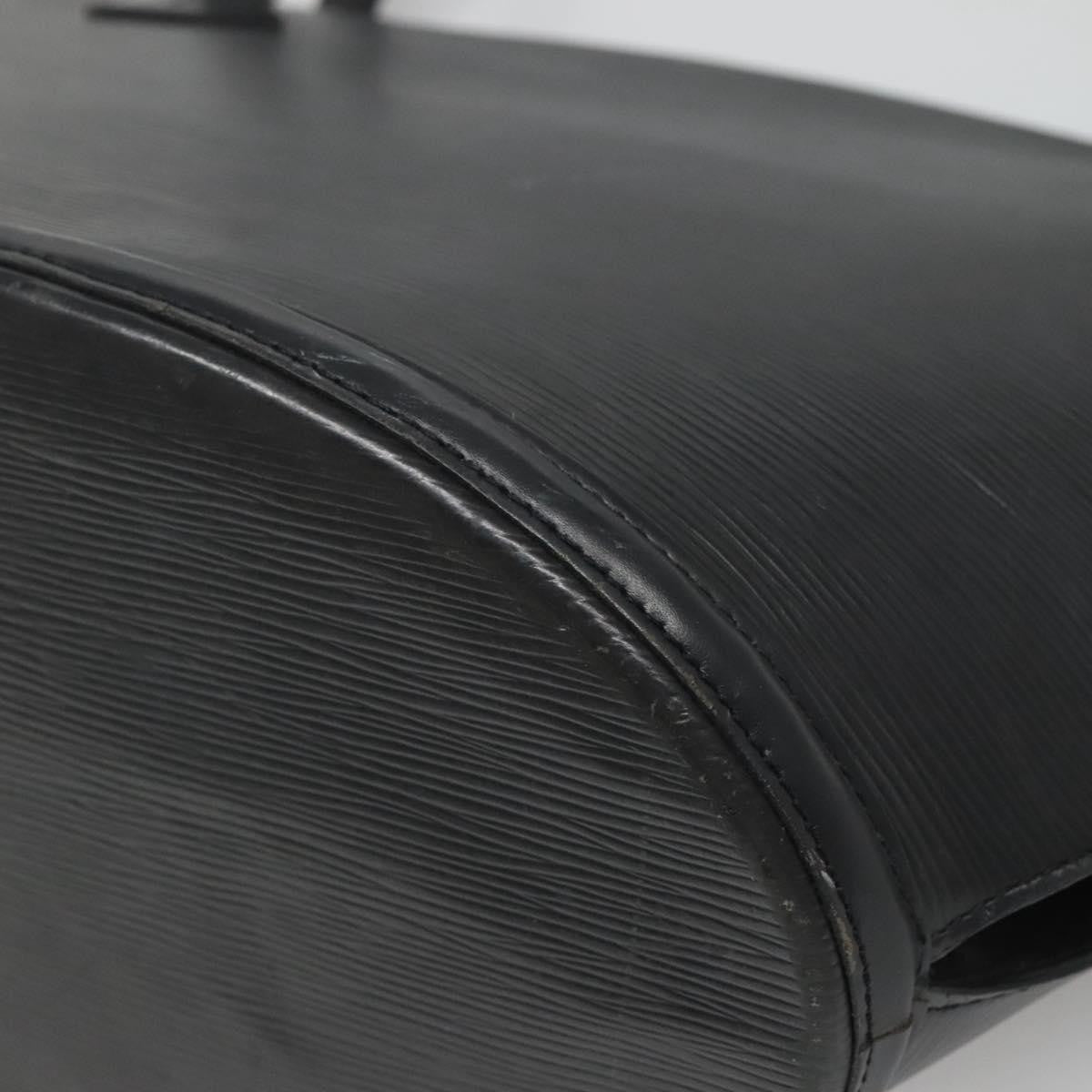 Louis Vuitton Saint Jacques Handbag Epi Leather, BLACK, LEATHER, Shoulder bag