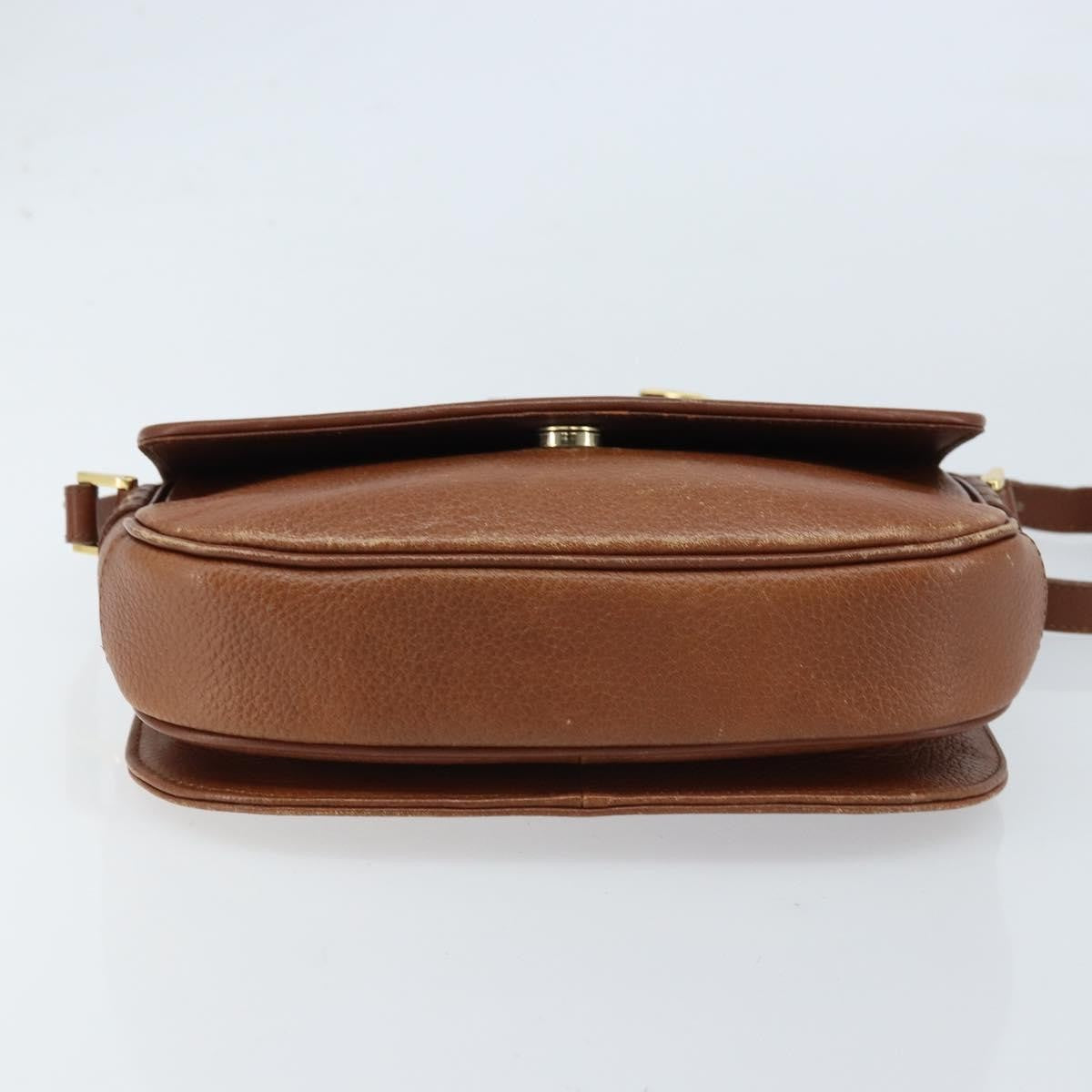 Burberry Flap Shoulder Bag Leather, BROWN, LEATHER, Shoulder bag
