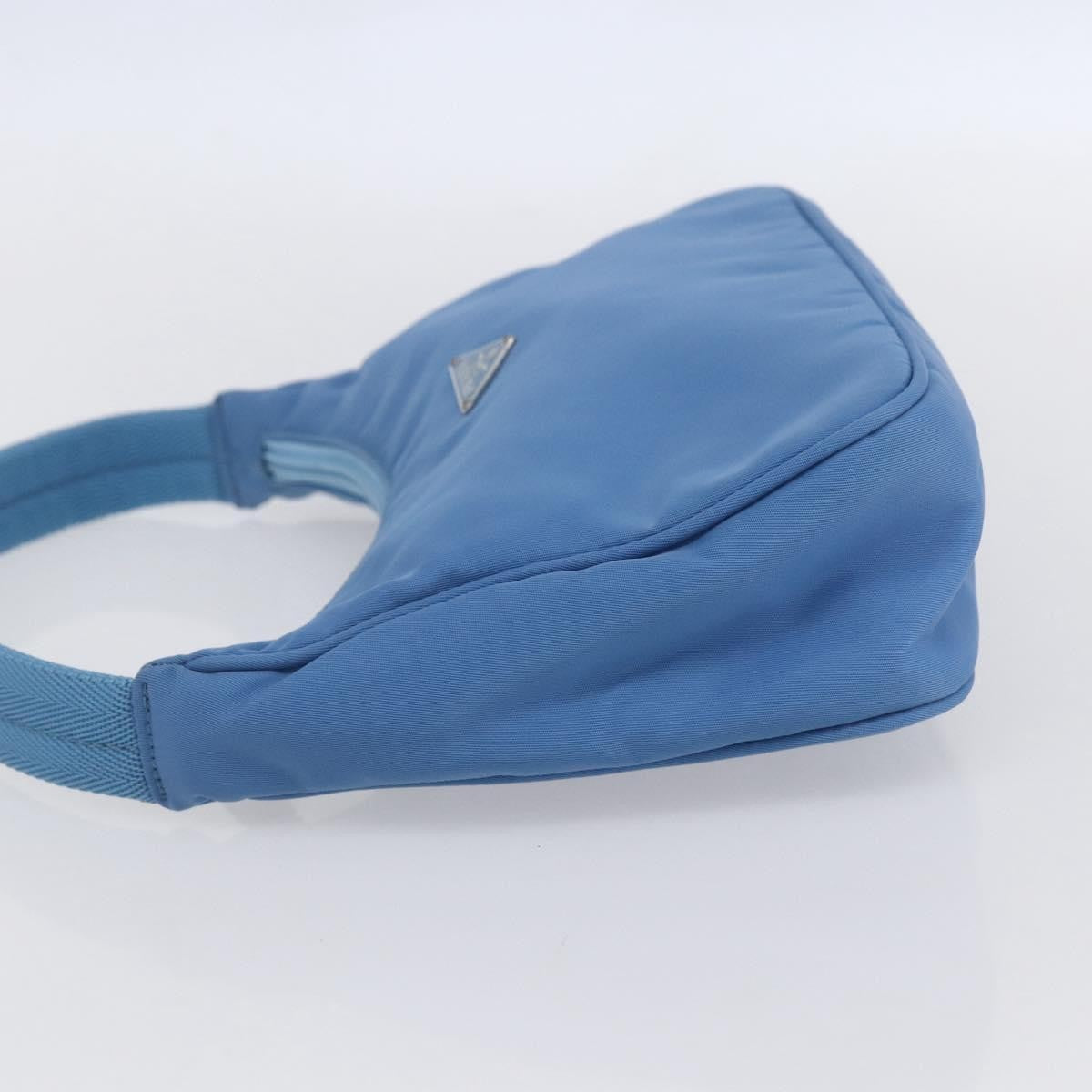 Prada Hobo Tessuto, BLUE, NYLON, Handbag