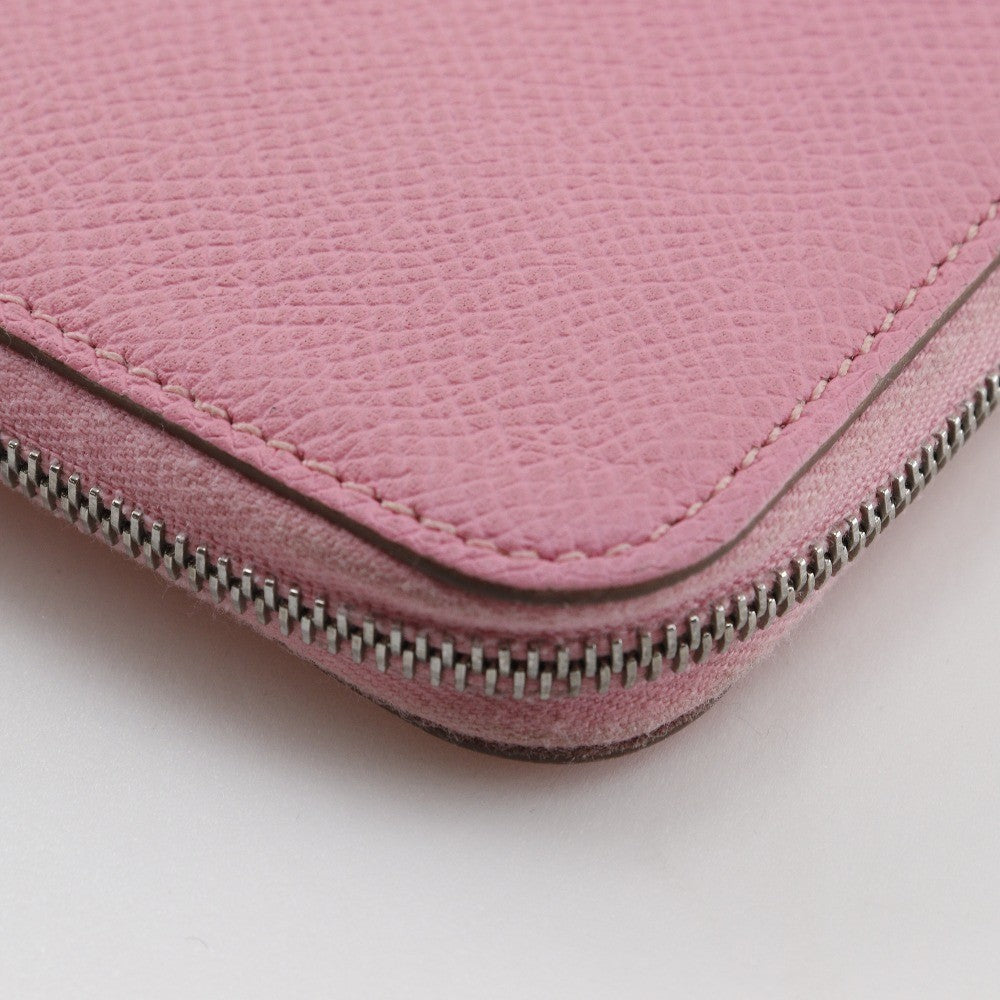 Hermes Azap Zip Around Wallet Epsom, PINK, LEATHER, Wallets