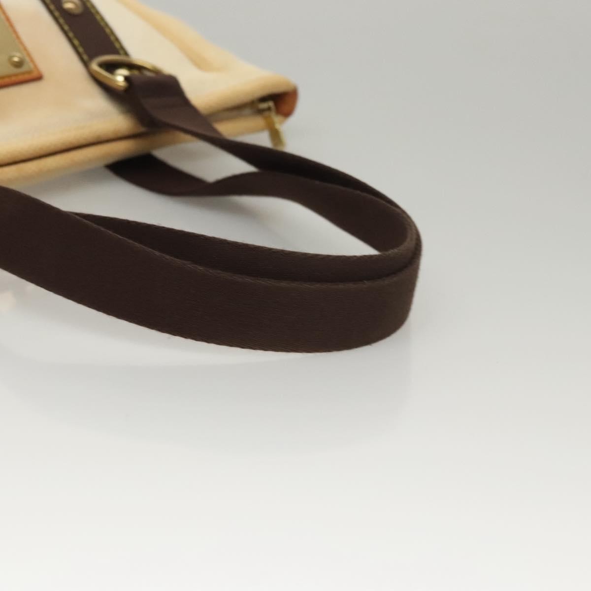 Louis Vuitton Antigua Tote Canvas, WHITE, CANVAS, Tote bag