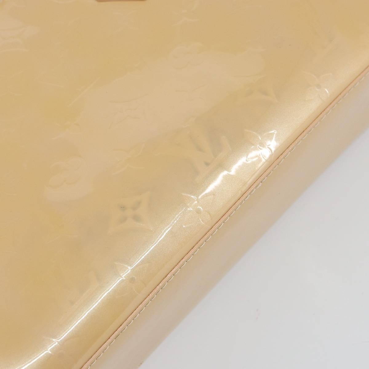 Louis Vuitton Wilshire Handbag Monogram Vernis, BEIGE, PATENT_LEATHER, Tote bag