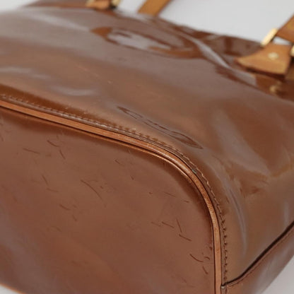Louis Vuitton Houston Handbag Monogram Vernis, BROWN, PATENT_LEATHER, Handbag