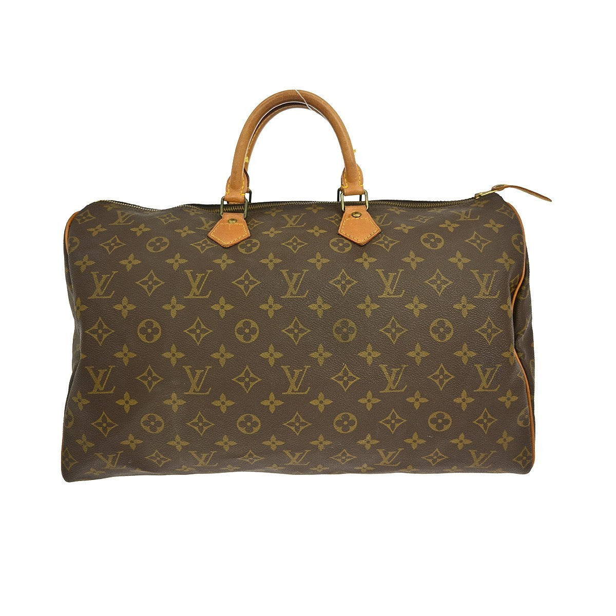 Louis Vuitton Speedy Handbag Monogram Canvas, BROWN, CANVAS, Handbag