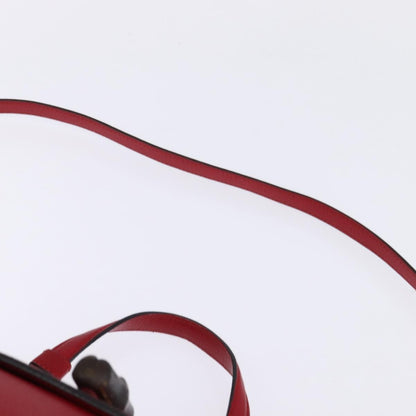 Gucci Bamboo Daily Top Handle Bag Leather, RED, LEATHER, Handbag