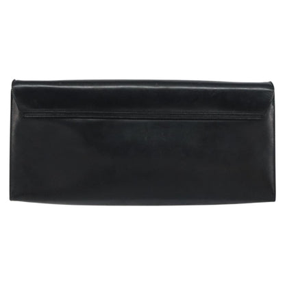 Salvatore Ferragamo Gancini Chain Shoulder bag Leather, BLACK, LEATHER, Shoulder bag