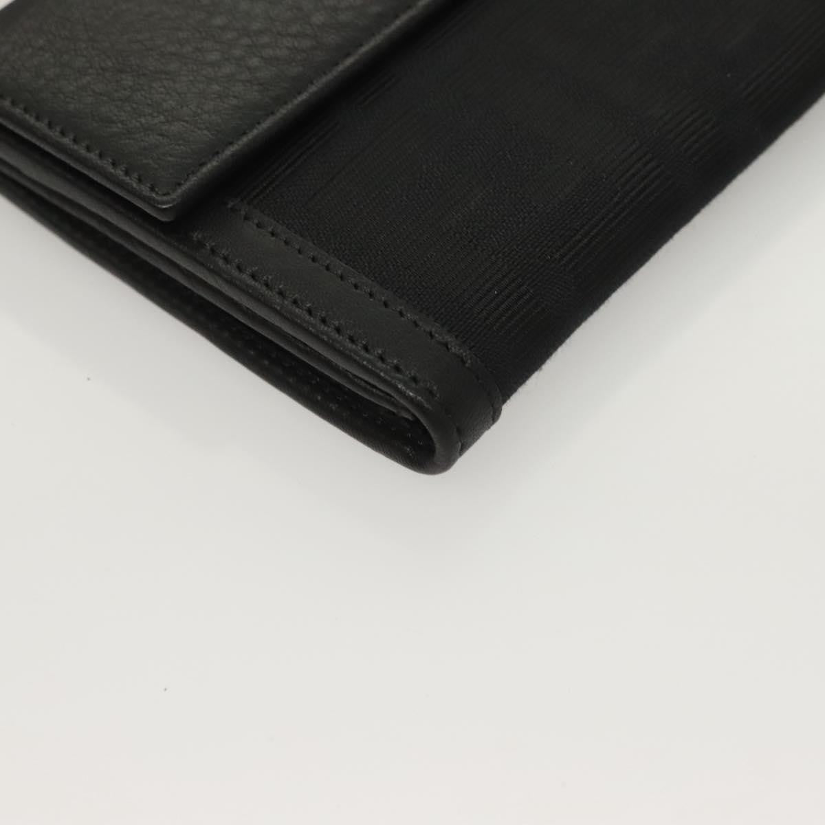 Fendi Vintage FF Flap Wallet Zucca canvas, BLACK, CANVAS, Wallets